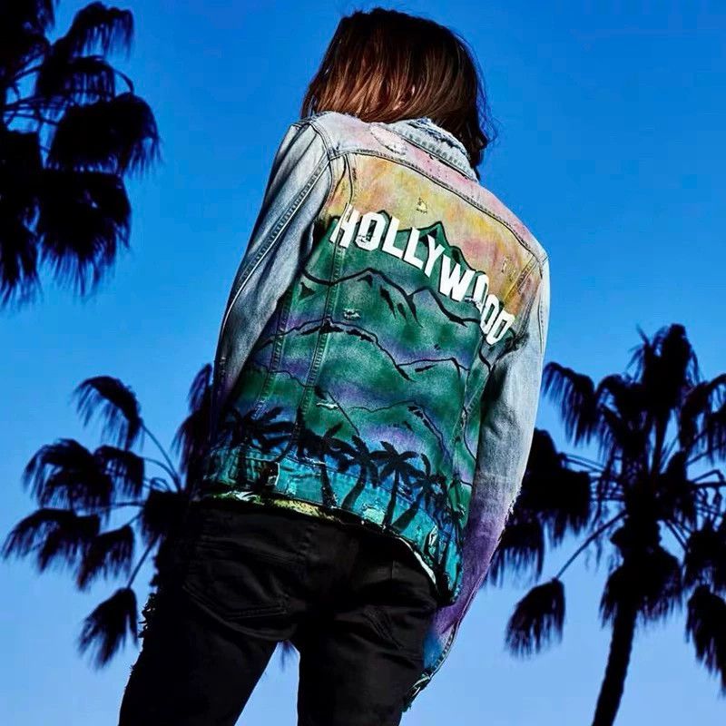 Amiri amiri alrbrush hollywood trucker jacket Size XS / US 0-2 / IT 36-38 - 9 Thumbnail