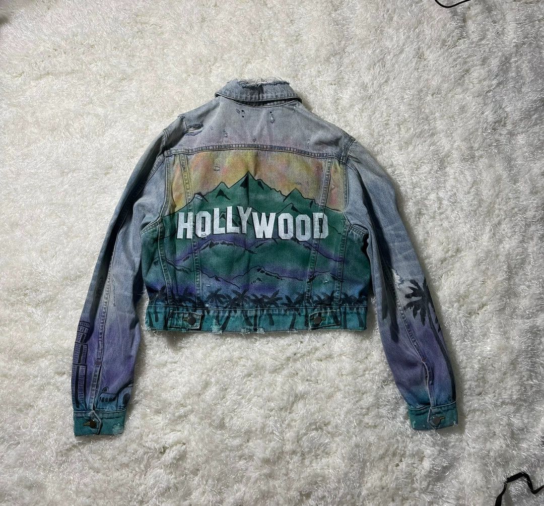 Amiri amiri alrbrush hollywood trucker jacket Size XS / US 0-2 / IT 36-38 - 2 Thumbnail