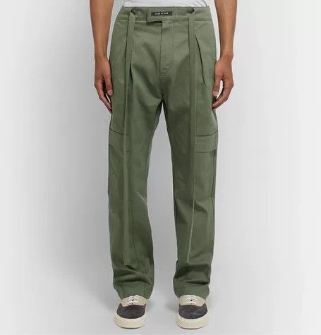 Fear of God fear of god baggy cargo trouser in green Size US 34 / EU 50 - 7 Thumbnail