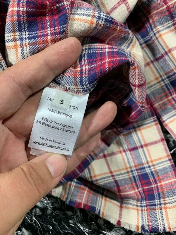 Faith Connexion oversized plaid shirt by Faith Connexion Size S / US 4 / IT 40 - 8 Thumbnail