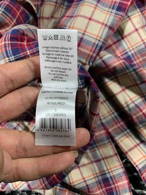 Faith Connexion oversized plaid shirt by Faith Connexion Size S / US 4 / IT 40 - 9 Thumbnail