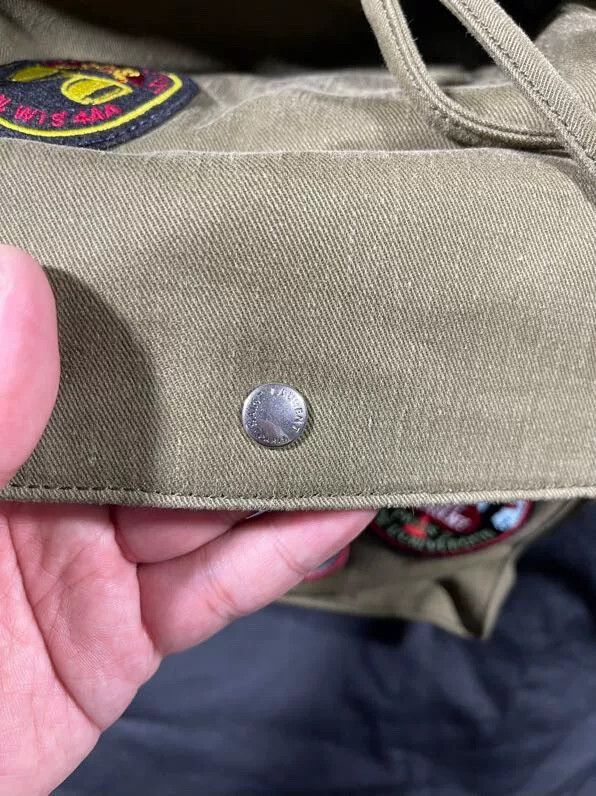 Yves Saint Laurent military green patch backpack from saint laurent Size ONE SIZE - 4 Thumbnail