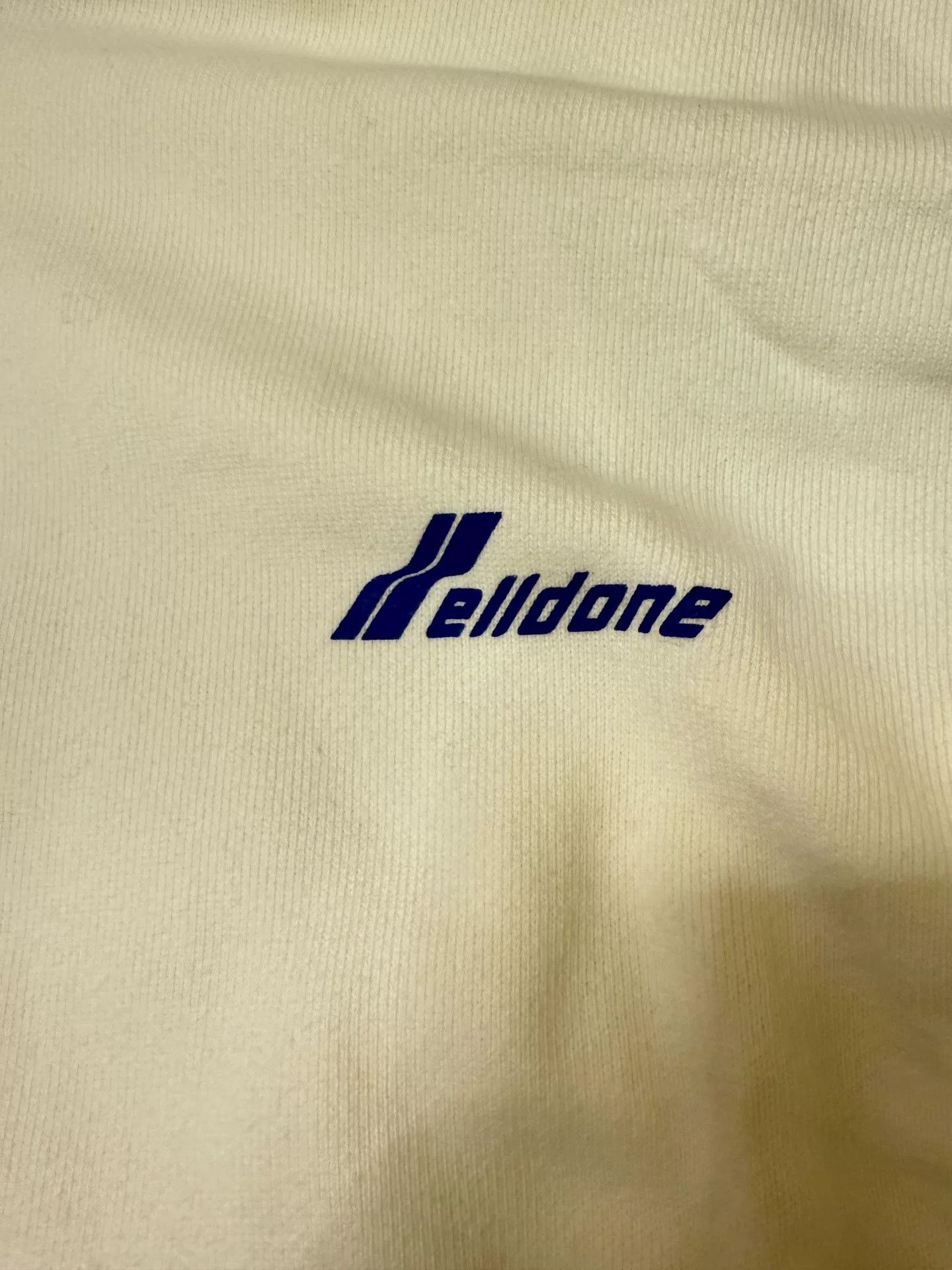 WE11DONE welldone oversized white hoodie for women Size L / US 10 / IT 46 - 2 Thumbnail