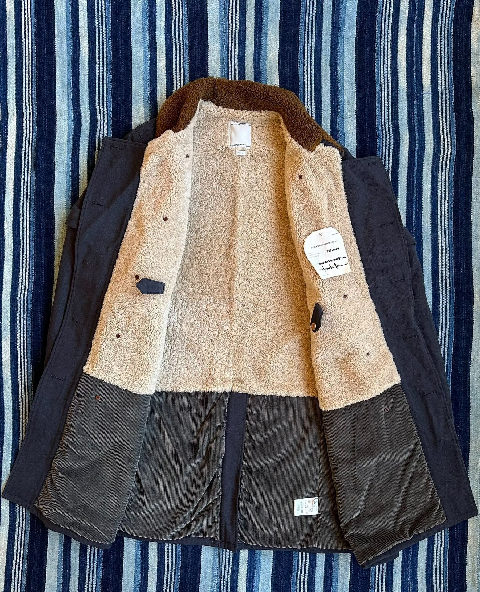 Visvim visvim howland sheepskin jacket navy blue Size US L / EU 52-54 / 3 - 3 Thumbnail