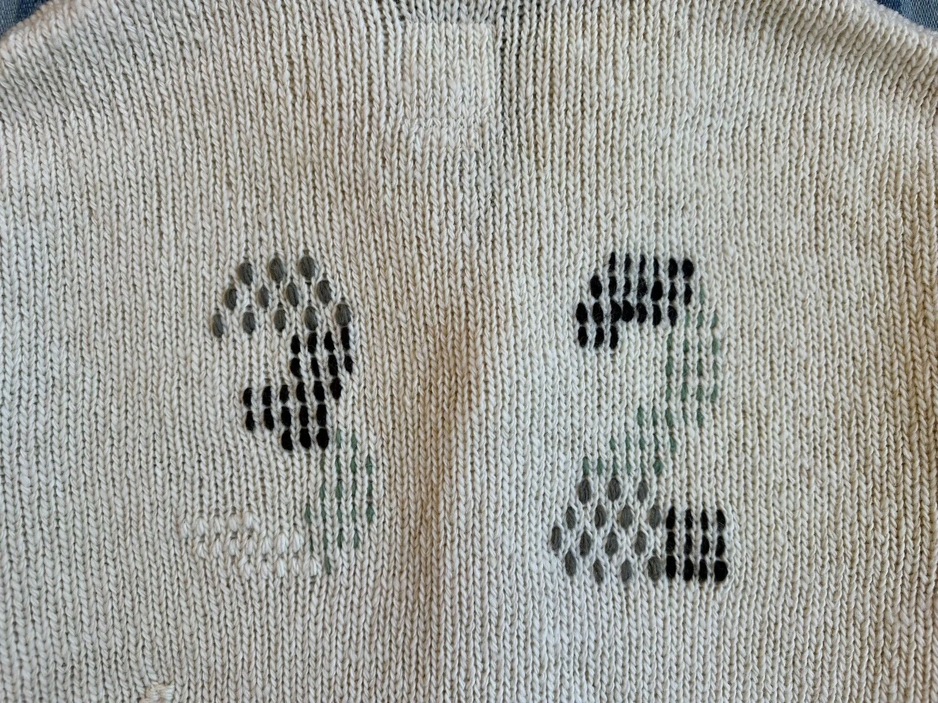Visvim visvim hand-knit ivory wool cardigan Size US M / EU 48-50 / 2 - 5 Thumbnail