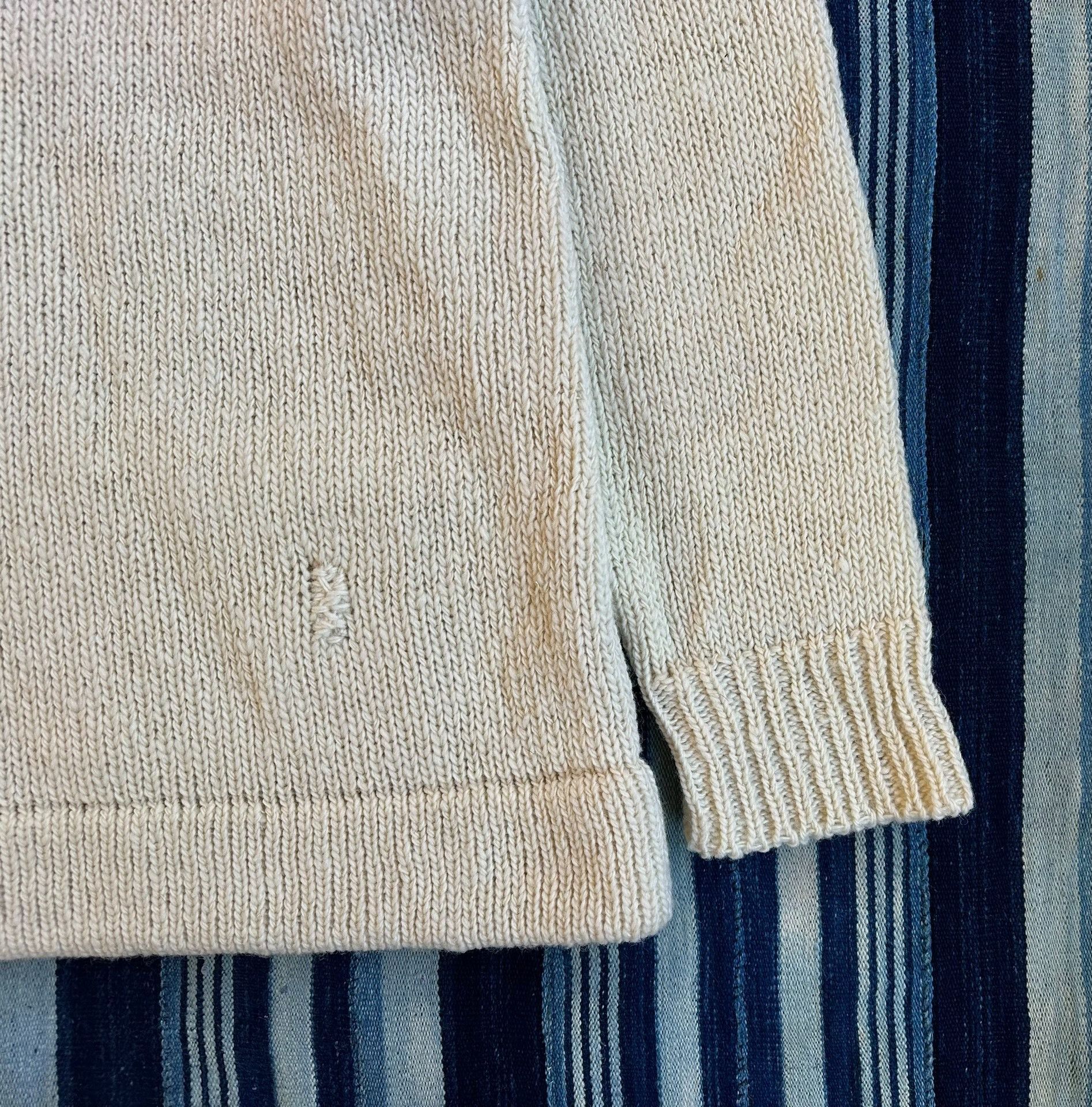 Visvim visvim hand-knit ivory wool cardigan Size US M / EU 48-50 / 2 - 8 Thumbnail