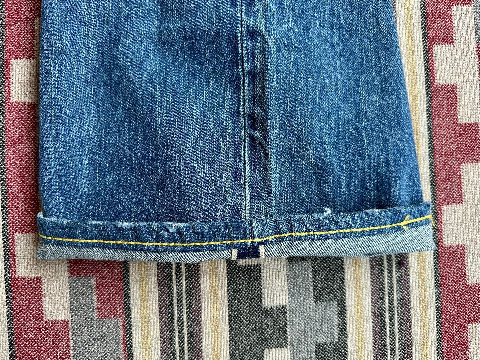 FDMTL fdmtl classic fit red line distressed jeans Size US 36 / EU 52 - 8 Thumbnail