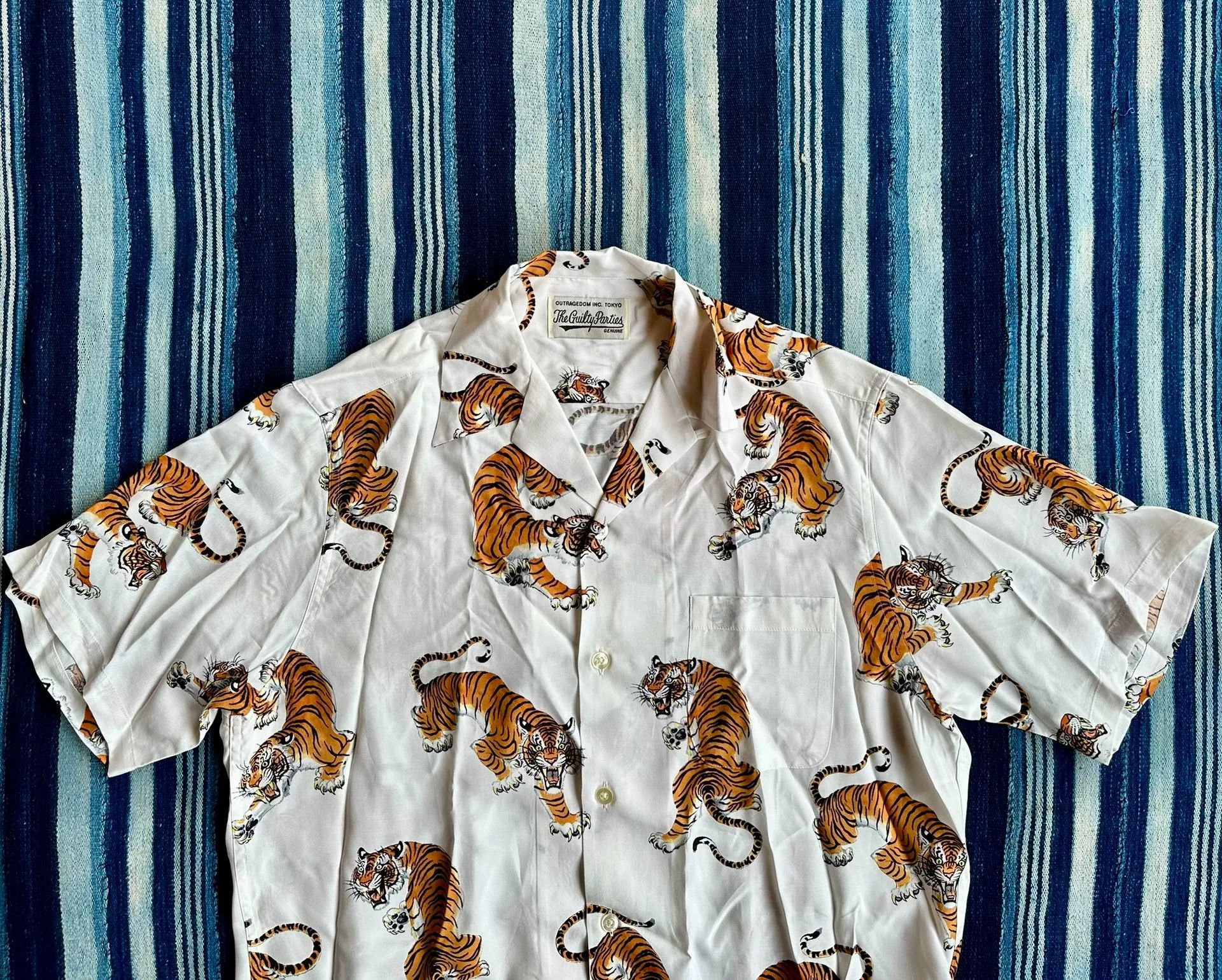 Wacko Maria Wacko Maria Tim Lehi Tiger Print Short Sleeve Shirt Size US S / EU 44-46 / 1 - 3 Thumbnail