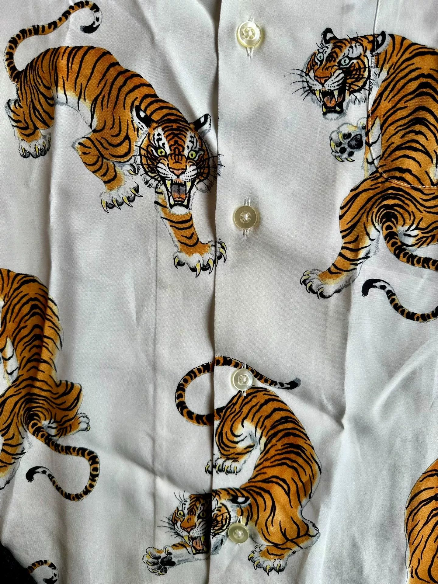Wacko Maria Wacko Maria Tim Lehi Tiger Print Short Sleeve Shirt Size US S / EU 44-46 / 1 - 5 Thumbnail