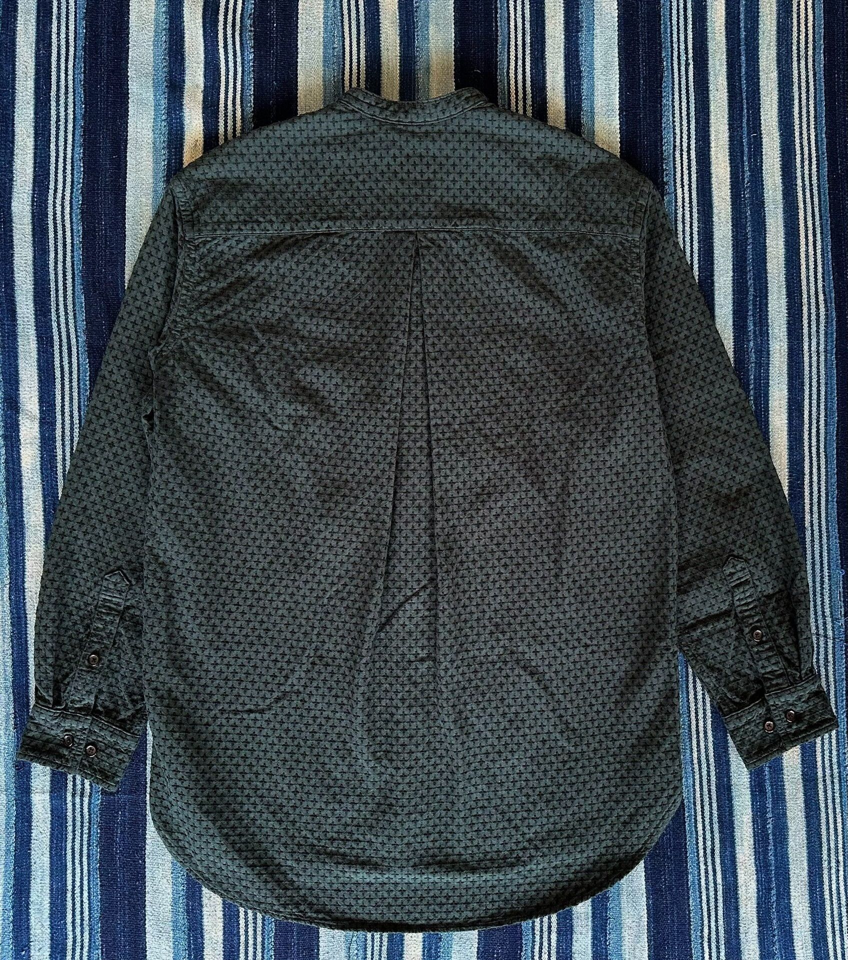 KUON kuon sashiko long sleeve shirt in black Size US S / EU 44-46 / 1 - 2 Thumbnail
