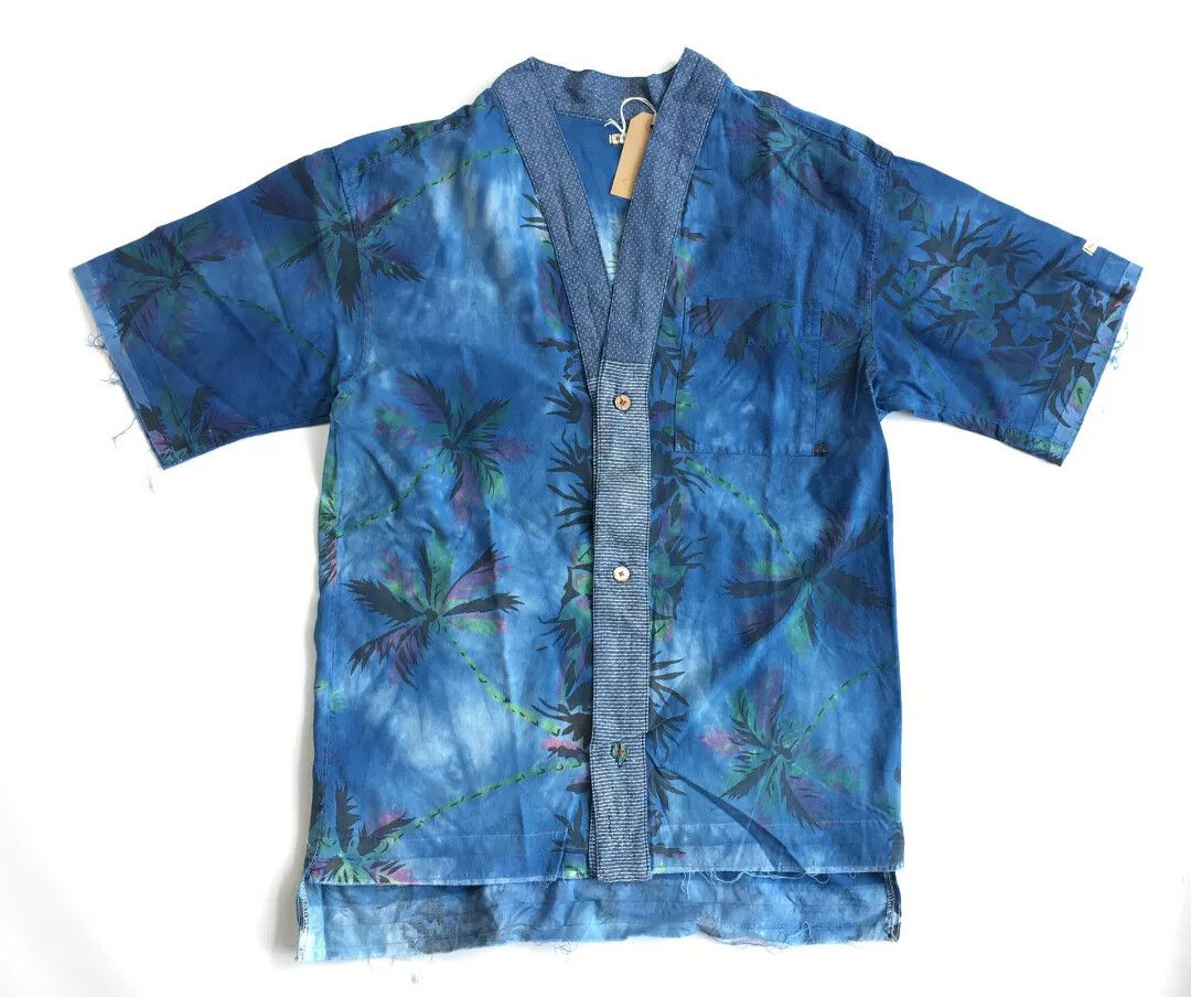 Visvim blue hand-painted vintage shirt Size US M / EU 48-50 / 2 - 7 Thumbnail