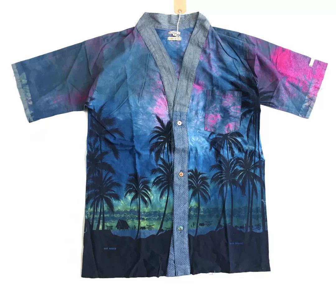Visvim blue hand-painted vintage shirt Size US M / EU 48-50 / 2 - 5 Thumbnail