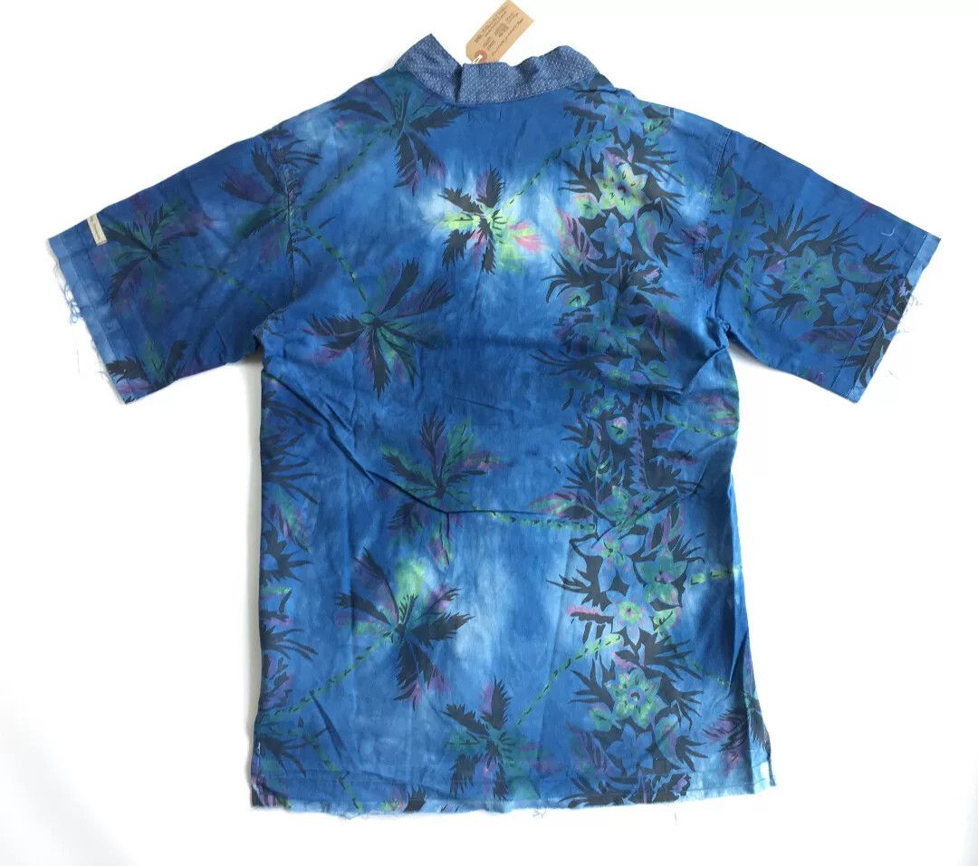 Visvim blue hand-painted vintage shirt Size US M / EU 48-50 / 2 - 8 Thumbnail