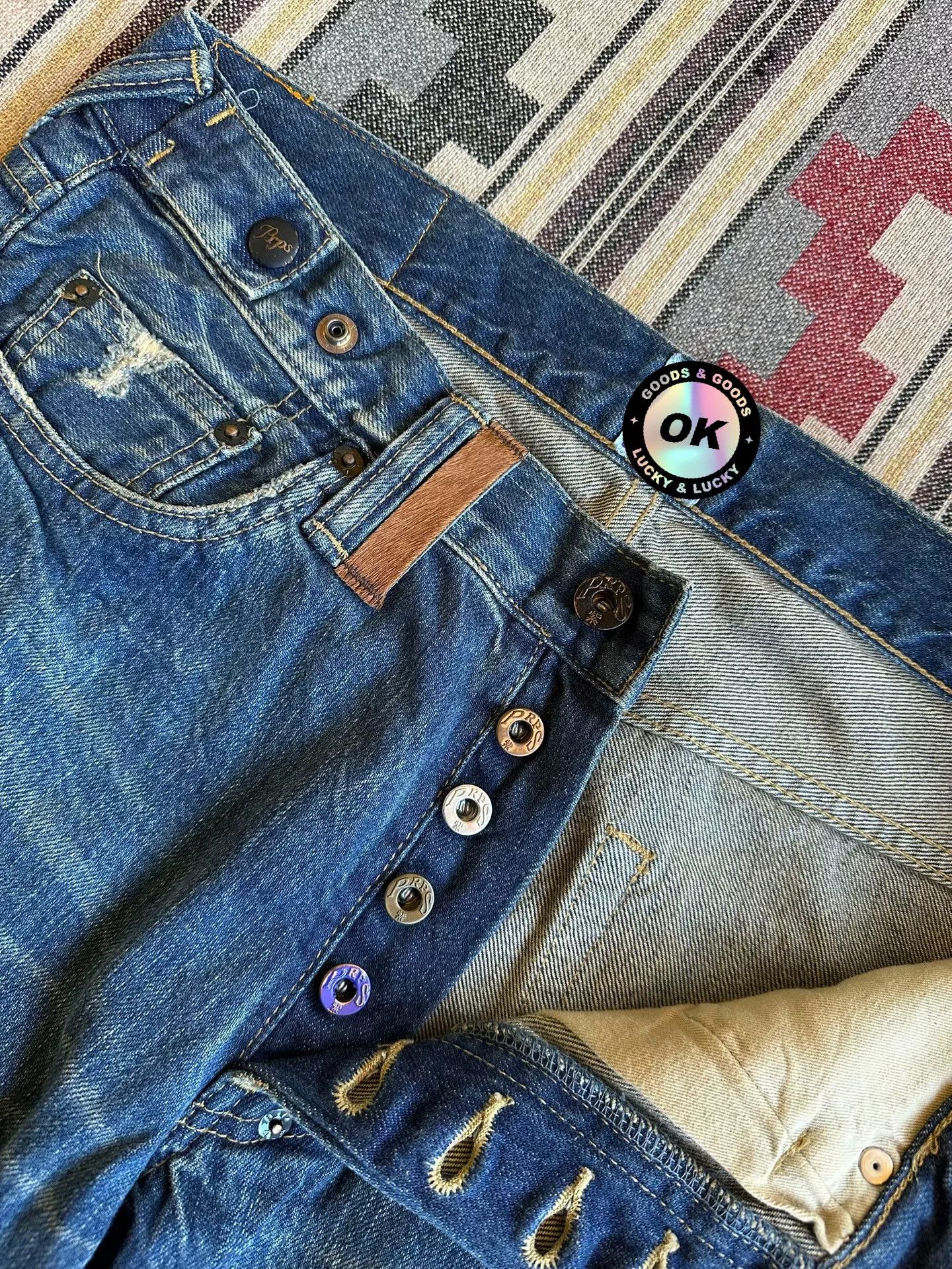 Prps prps vintage washed denim jeans Size US 30 / EU 46 - 4 Thumbnail