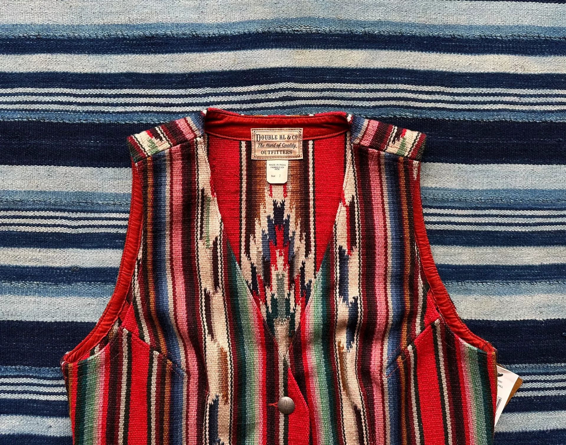 RRL Ralph Lauren vintage southwestern style wool vest Size S / US 4 / IT 40 - 3 Thumbnail