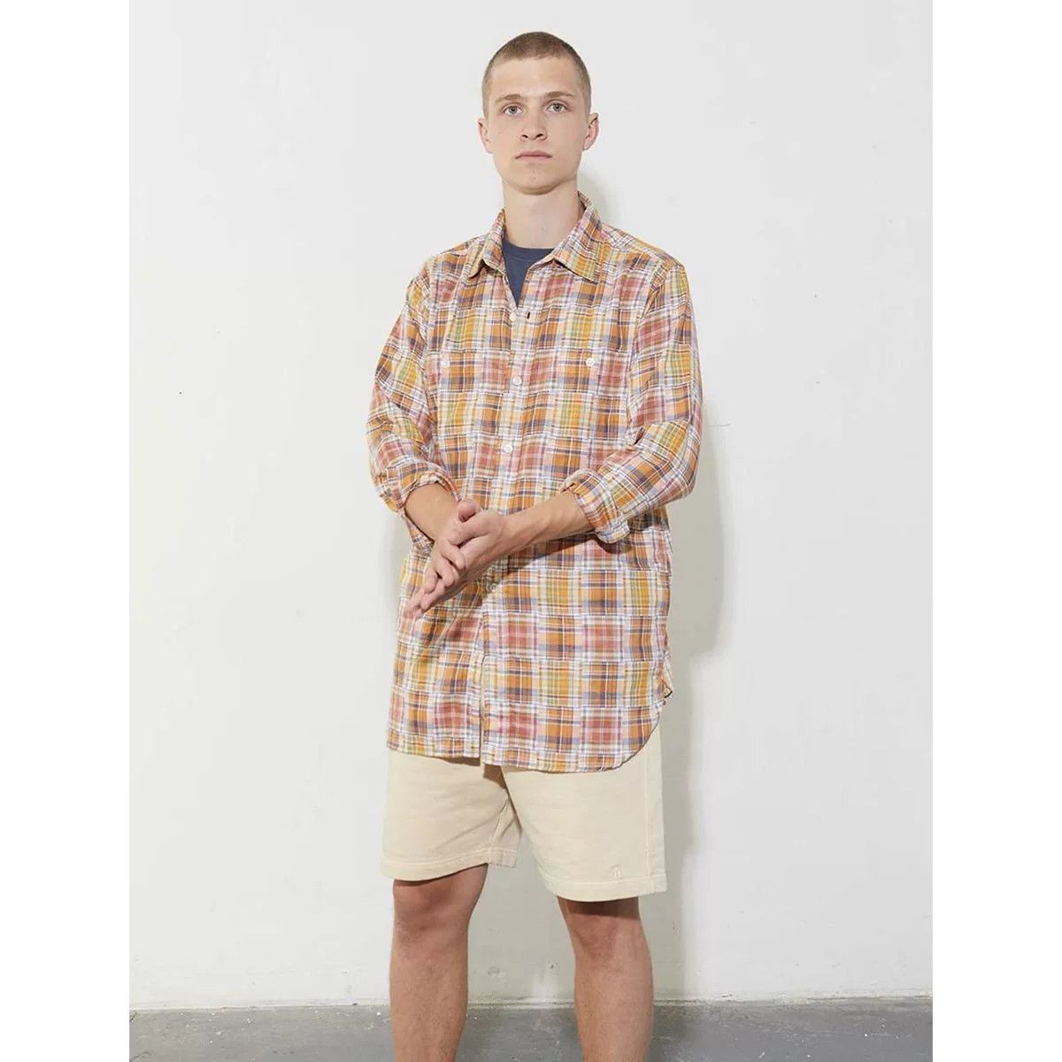 Nigel Cabourn Nigel Cabourn Big Shirt Plaid Long Sleeve Size US S / EU 44-46 / 1 - 6 Thumbnail