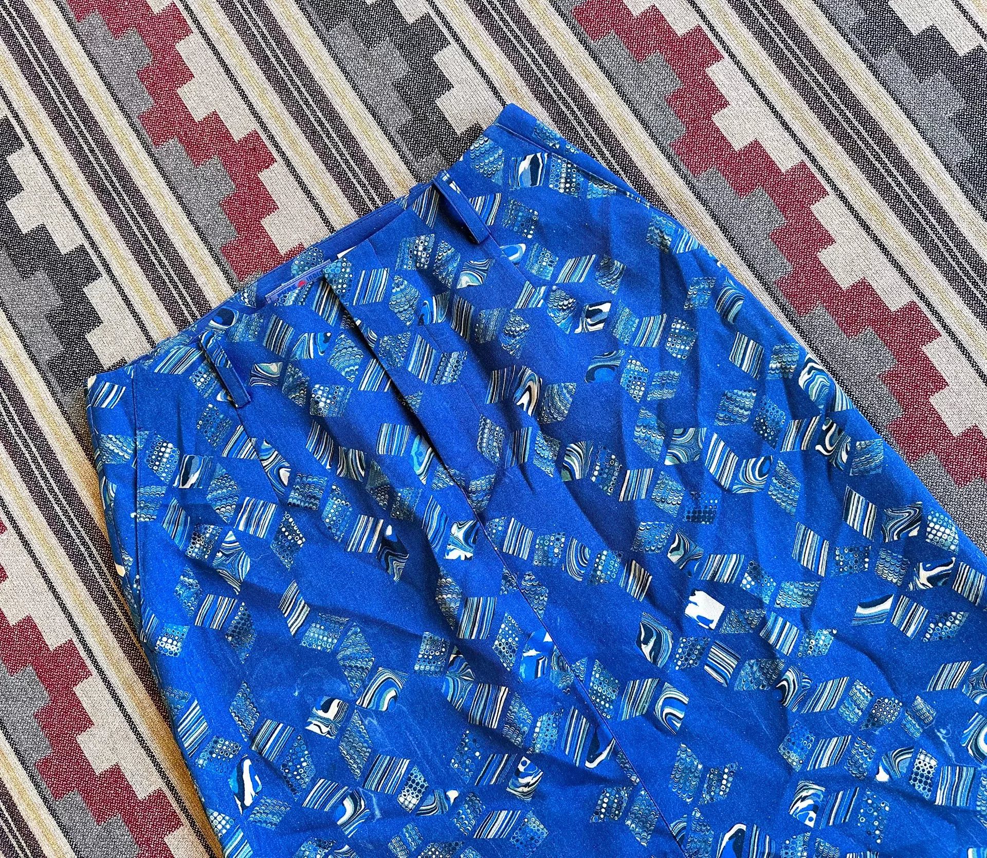 Blue Blue Japan blue blue japan marble print skirt Size 23" - 3 Thumbnail