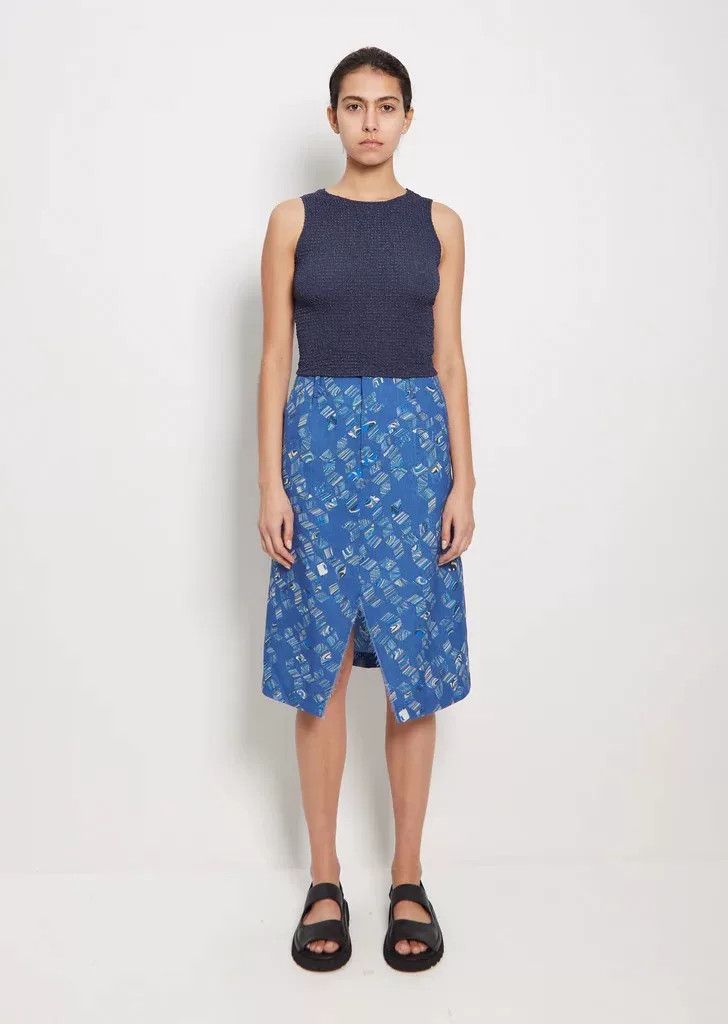 Blue Blue Japan blue blue japan marble print skirt Size 23" - 7 Thumbnail