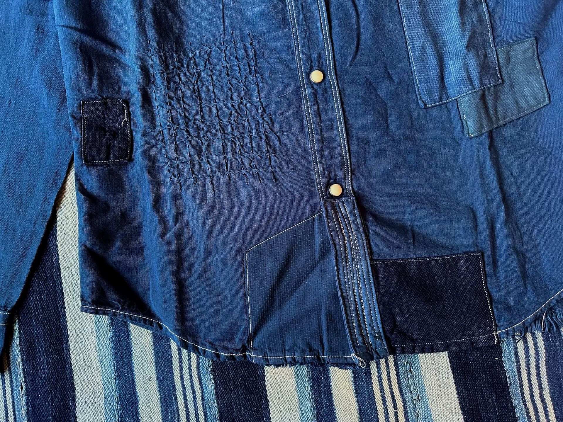 FDMTL fdmtl patchwork denim shirt in new condition Size US S / EU 44-46 / 1 - 5 Thumbnail