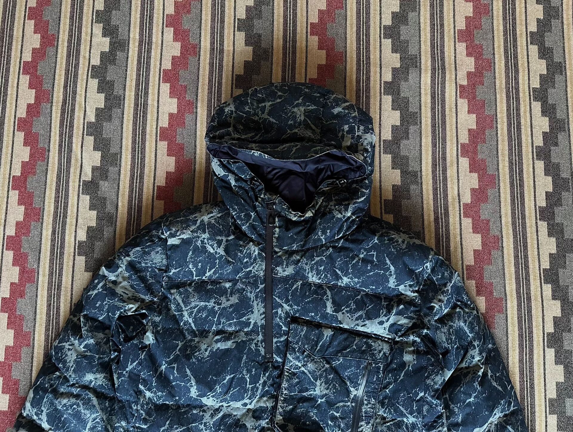 Snow Peak snow peak indigo hooded down jacket Size US M / EU 48-50 / 2 - 3 Thumbnail