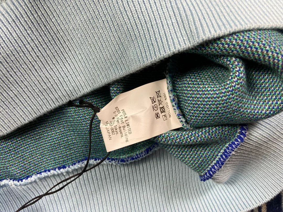Cav Empt cavempt c.e pixelated knit sweatshirt blue Size US L / EU 52-54 / 3 - 5 Thumbnail