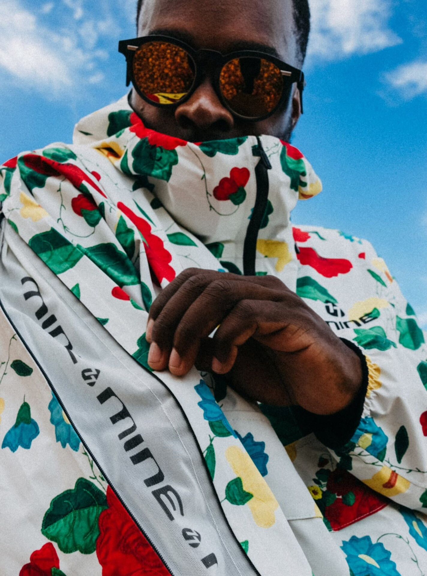 Burton floral gore-tex anorak windbreaker jacket Size L / US 10 / IT 46 - 8 Thumbnail
