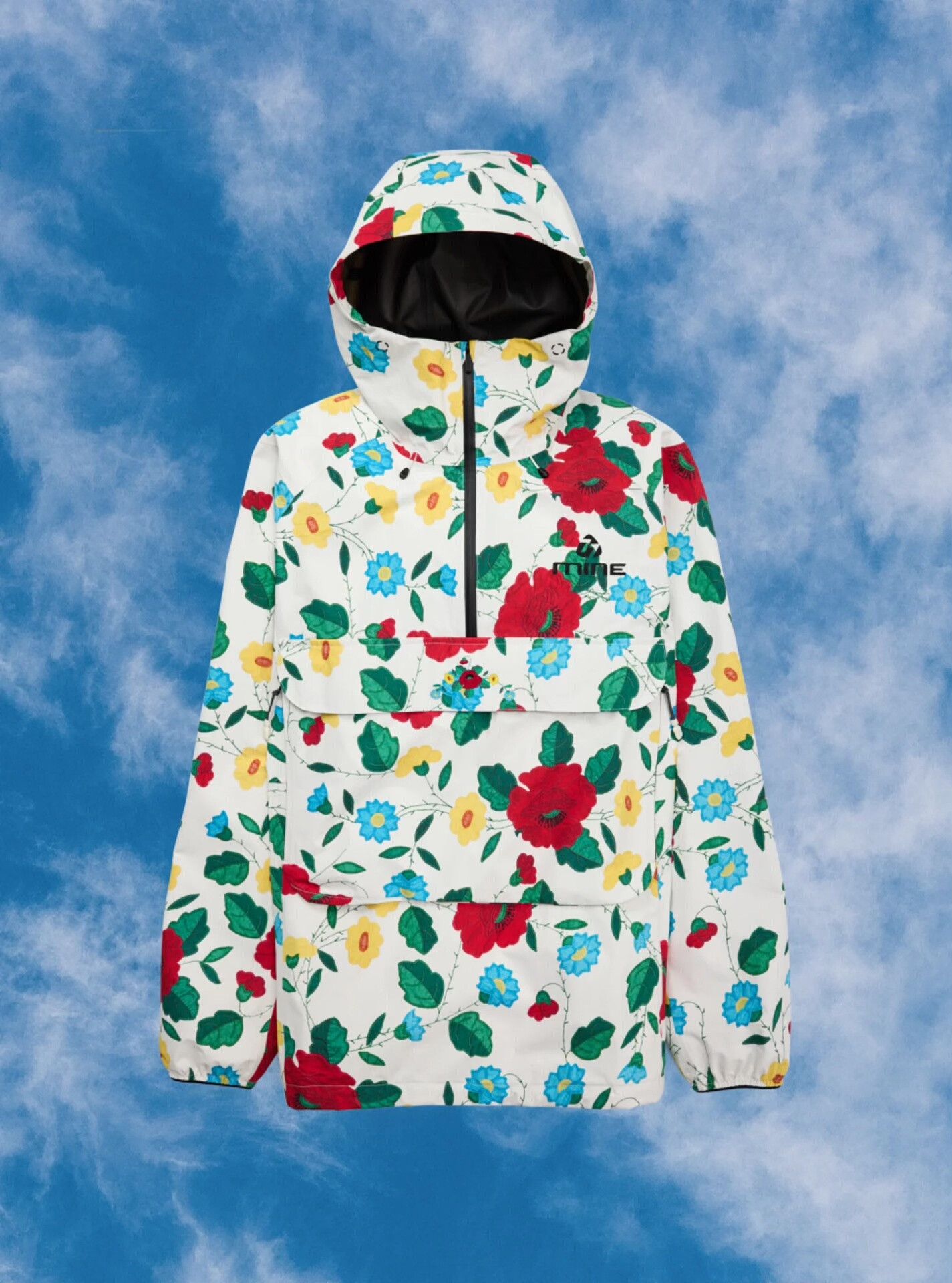 Burton floral gore-tex anorak windbreaker jacket Size L / US 10 / IT 46 - 9 Thumbnail