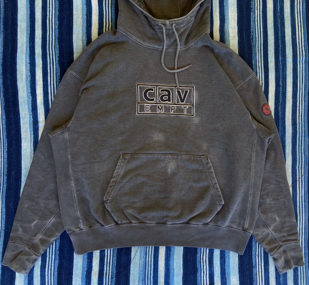 Cav Empt cavempt box heavy hoodie in gray Size US XL / EU 56 / 4 - 3 Thumbnail