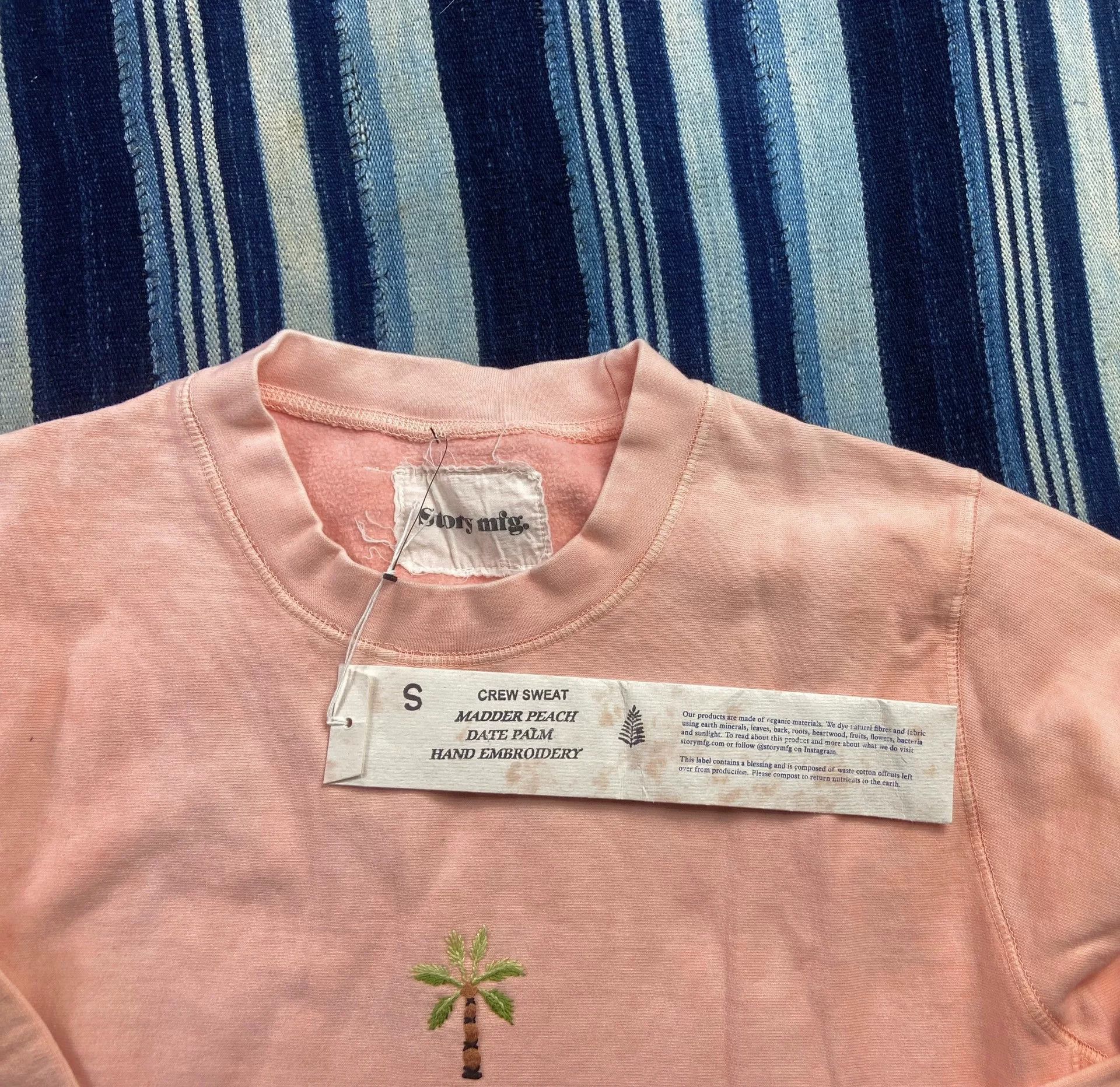 Story Mfg. handmade madder dye crewneck sweatshirt Size US S / EU 44-46 / 1 - 3 Thumbnail