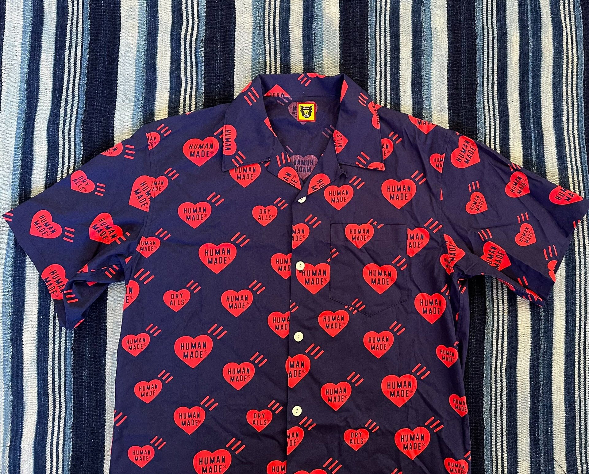 Human Made human made heart pattern aloha shirt Size US M / EU 48-50 / 2 - 3 Thumbnail