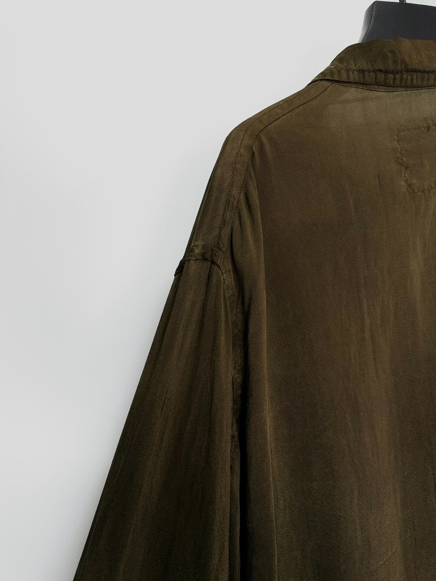 Casey Vidalenc olive silk outfit by chez vidalenc Size M / US 6-8 / IT 42-44 - 6 Thumbnail