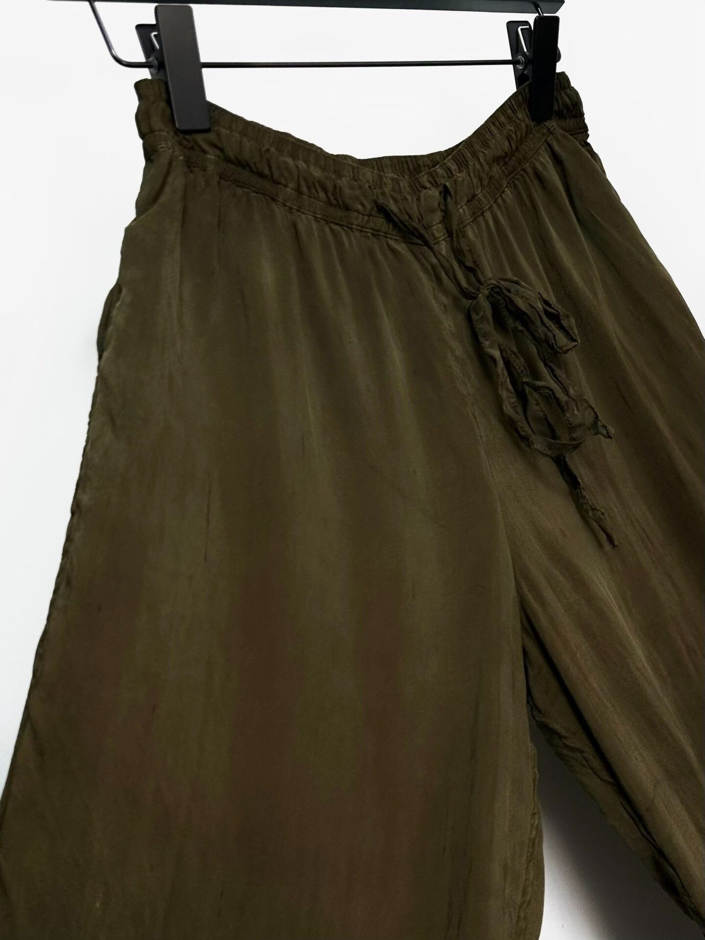 Casey Vidalenc olive silk outfit by chez vidalenc Size M / US 6-8 / IT 42-44 - 5 Thumbnail