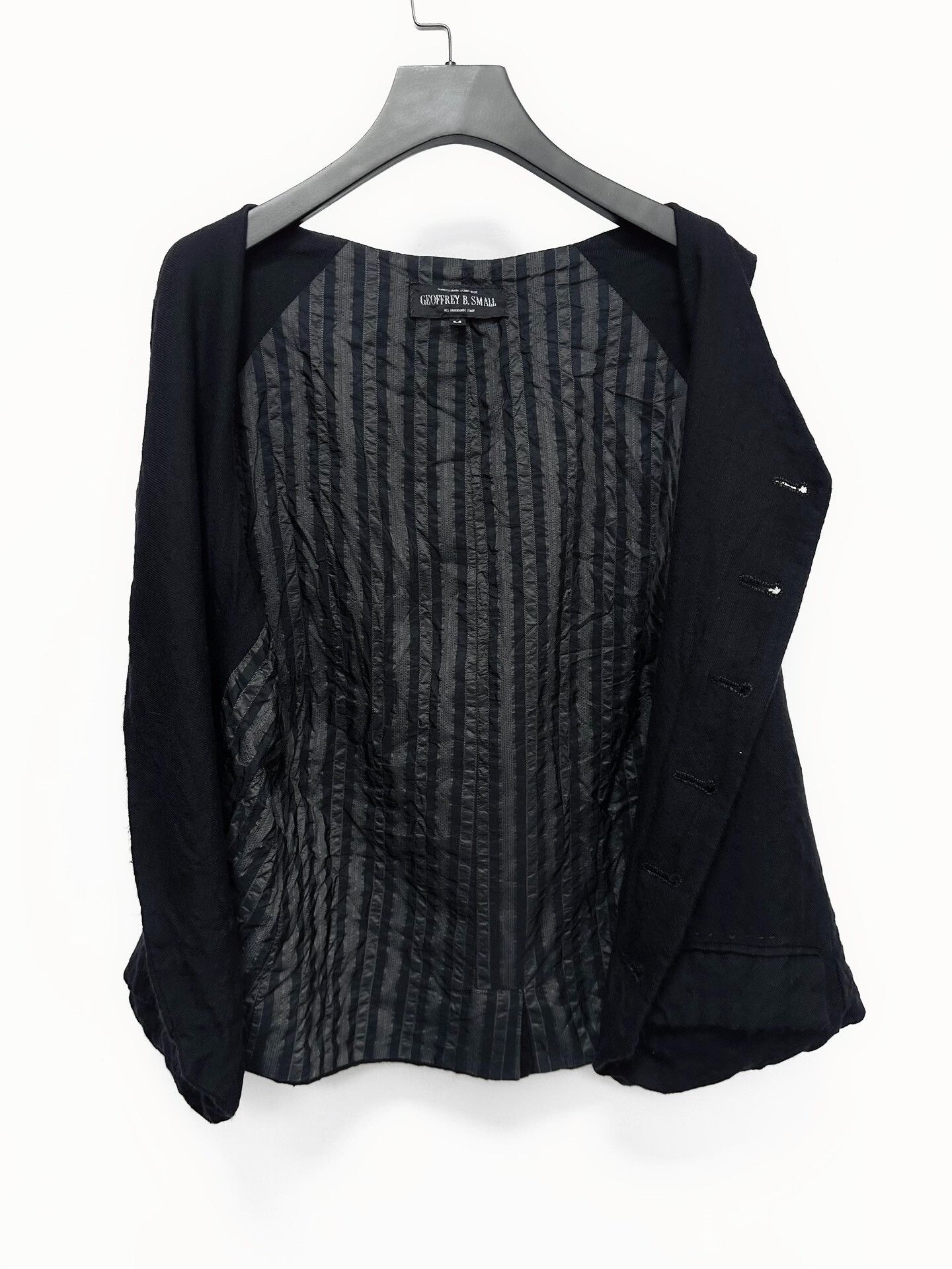 Geoffrey B. Small black cashmere checkered vest by geoffrey b Size US S / EU 44-46 / 1 - 2 Thumbnail