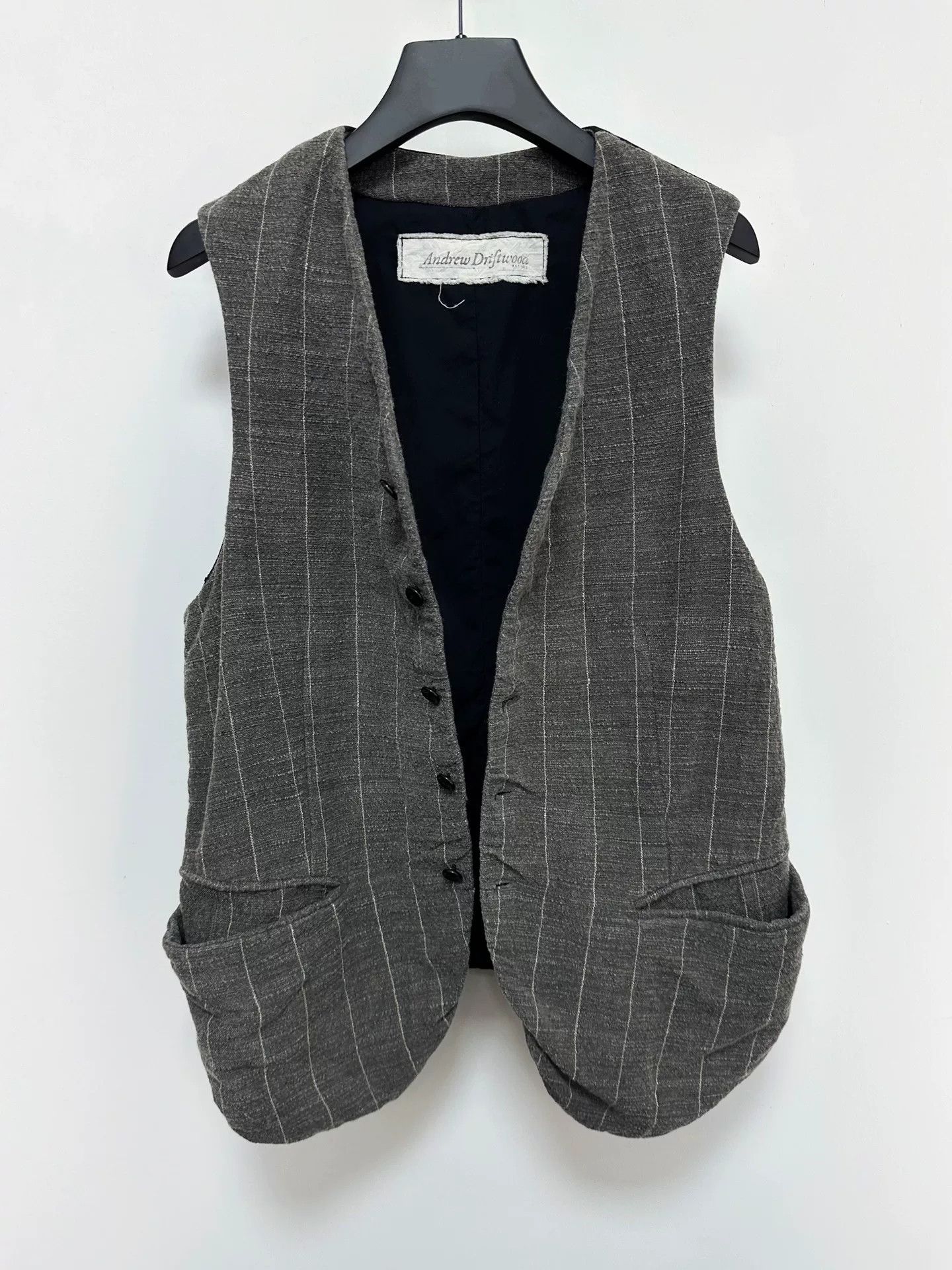 DRIFTER andrew driftwood silk wool vest Size US M / EU 48-50 / 2 - 2 Thumbnail