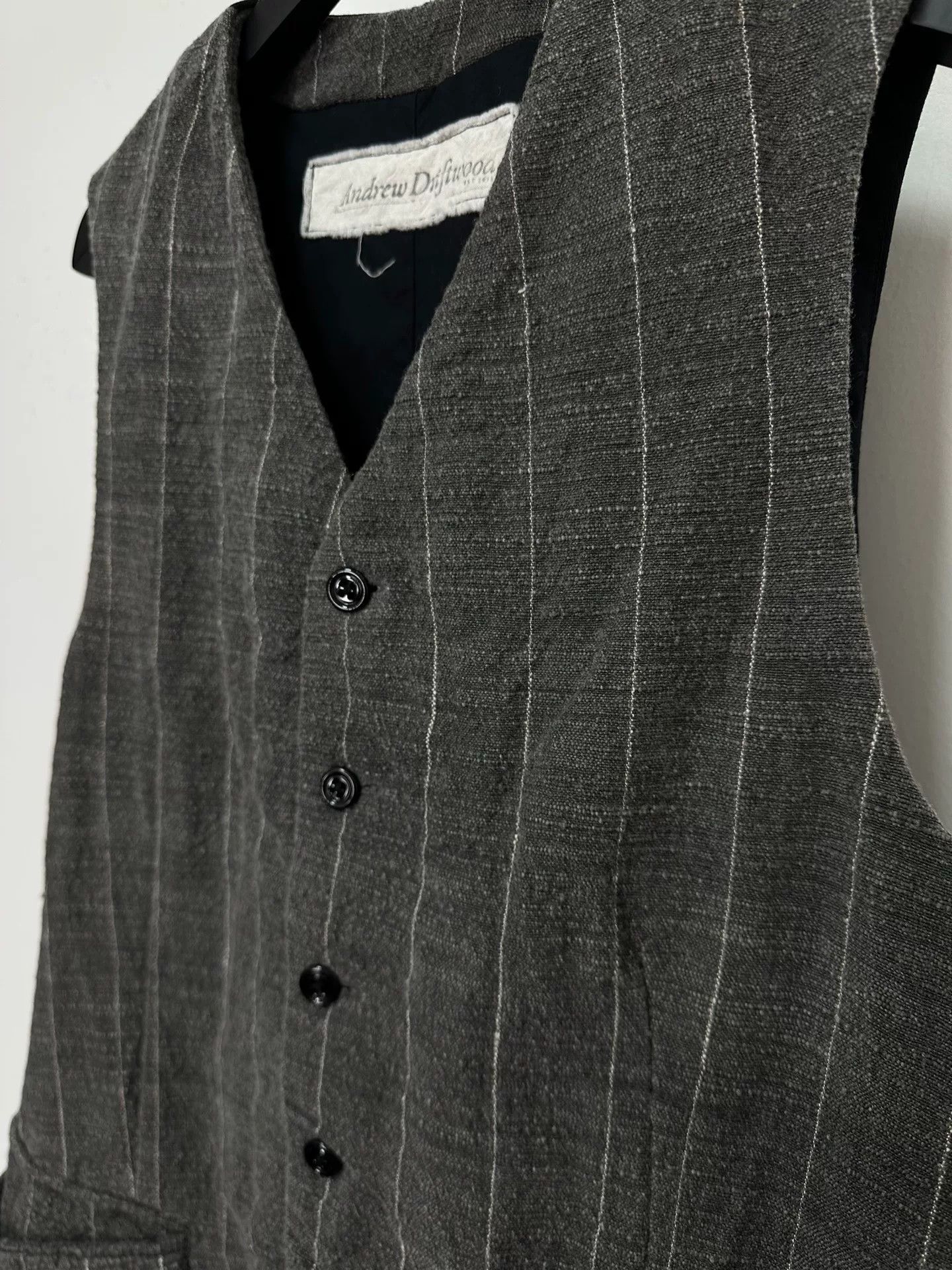 DRIFTER andrew driftwood silk wool vest Size US M / EU 48-50 / 2 - 5 Thumbnail