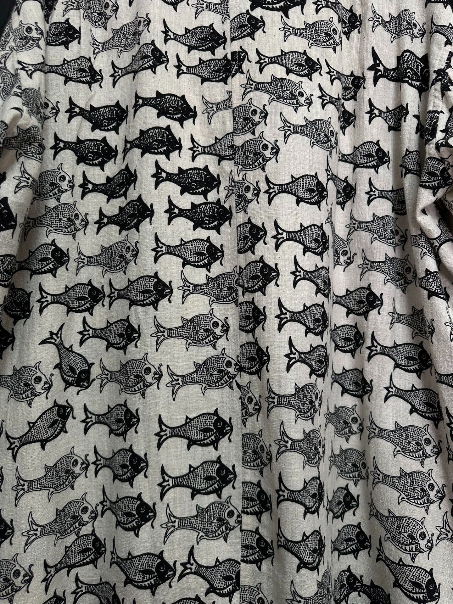John Alexander Skelton limited edition fish pattern shirt Size US M / EU 48-50 / 2 - 4 Thumbnail