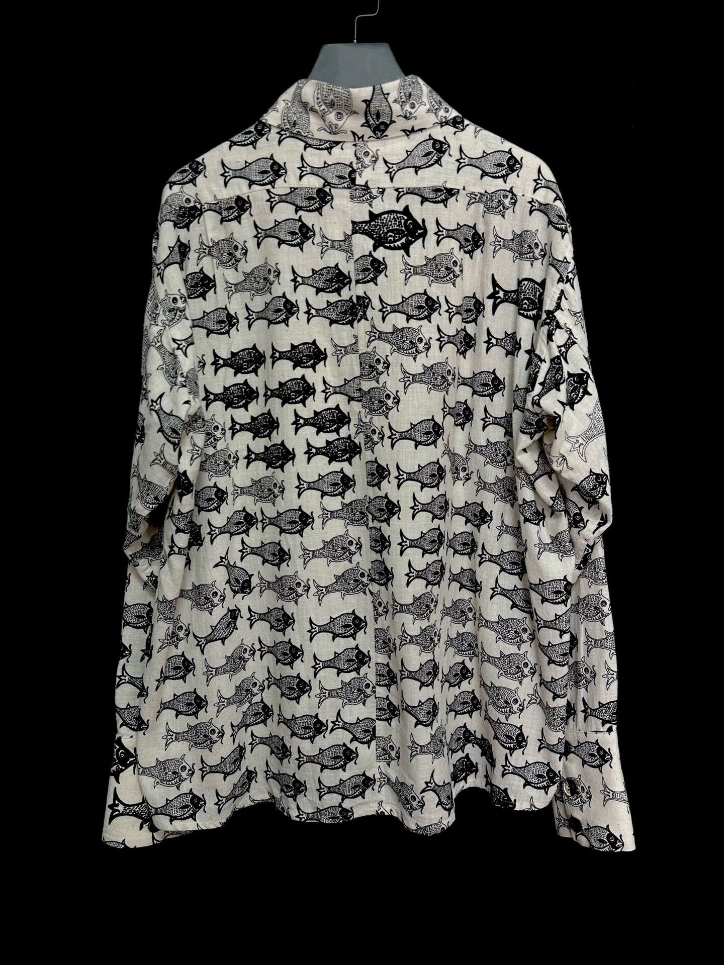 John Alexander Skelton limited edition fish pattern shirt Size US M / EU 48-50 / 2 - 2 Thumbnail