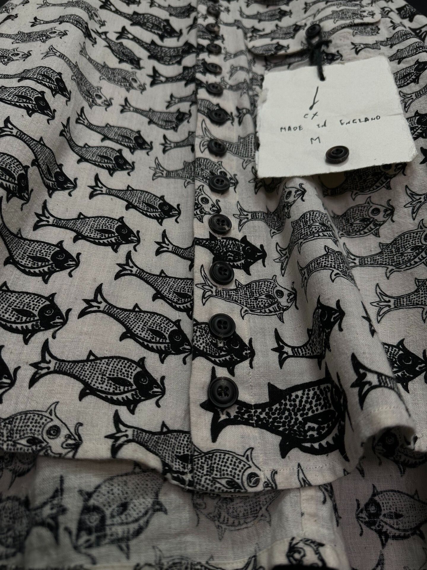 John Alexander Skelton limited edition fish pattern shirt Size US M / EU 48-50 / 2 - 5 Thumbnail