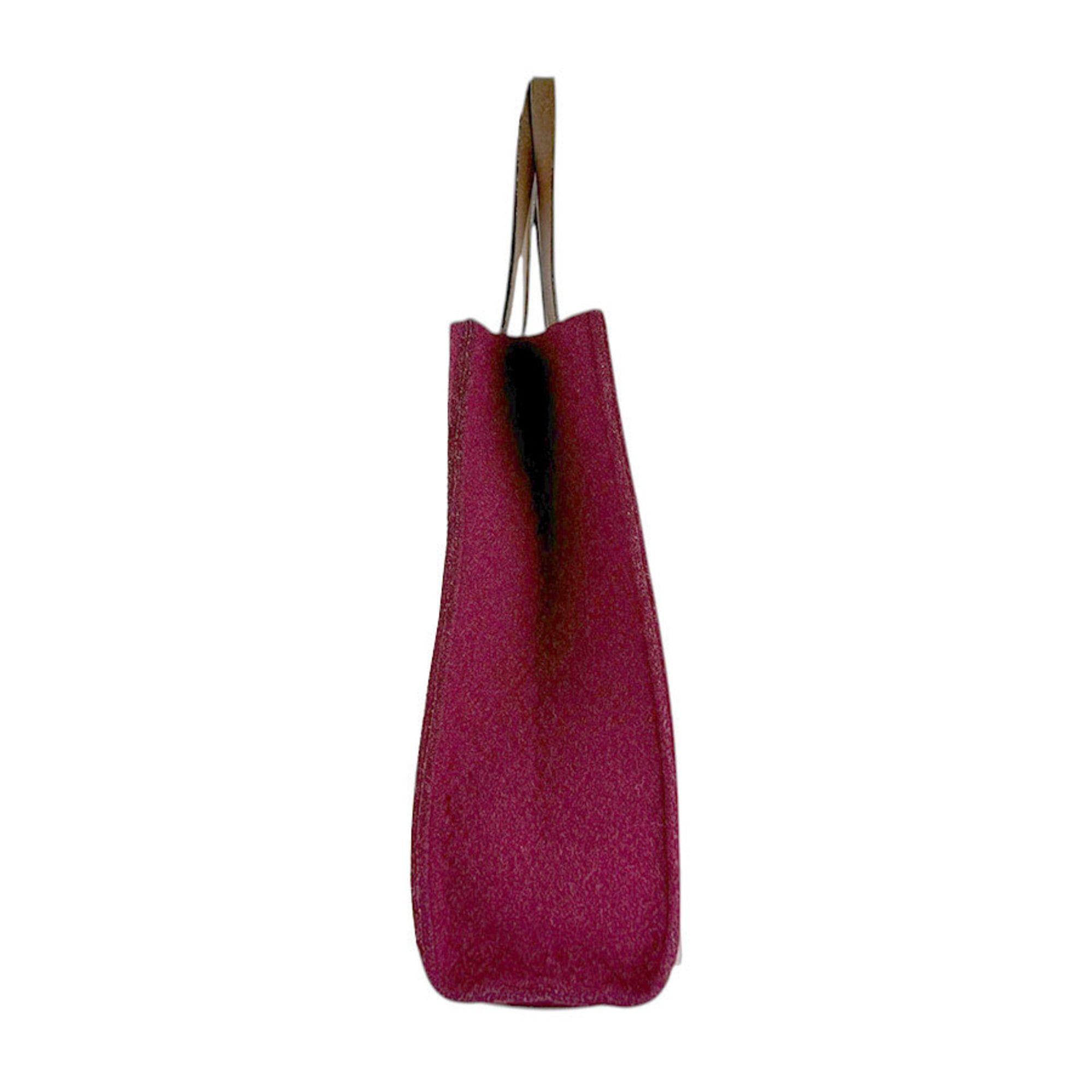 Gucci Gucci Handbag, Felt/Leather, Bordeaux/Brown, Unisex, 295267 z8072 Size ONE SIZE - 2 Thumbnail