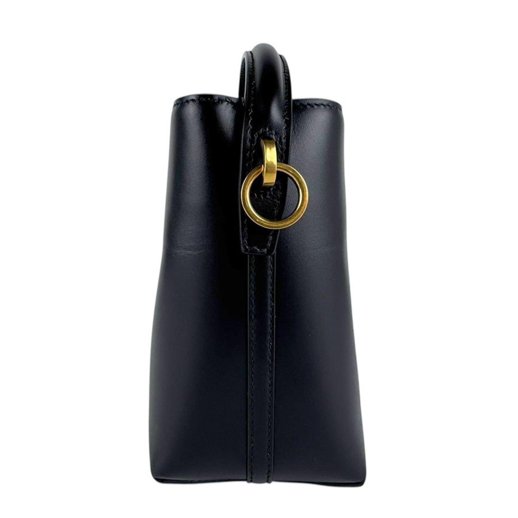 Saint Laurent Paris Saint Laurent Le 37 Mini Bucket Bag in Black Leather, Women's, 765870 z8141 Size ONE SIZE - 2 Thumbnail