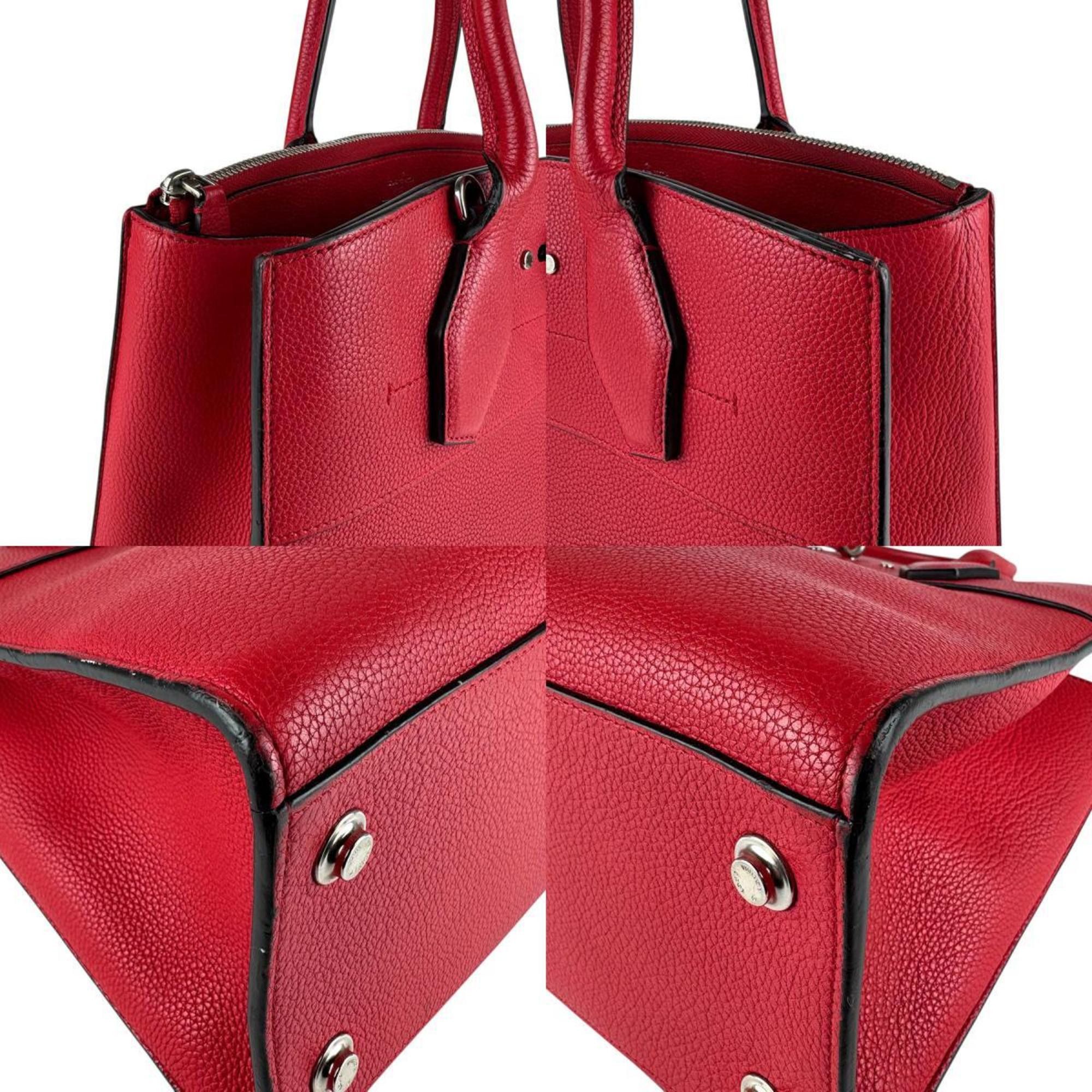 Louis Vuitton Louis Vuitton City Steamer MM Handbag Shoulder Bag in Red Leather, Women's, M53014 z8131 Size ONE SIZE - 3 Thumbnail