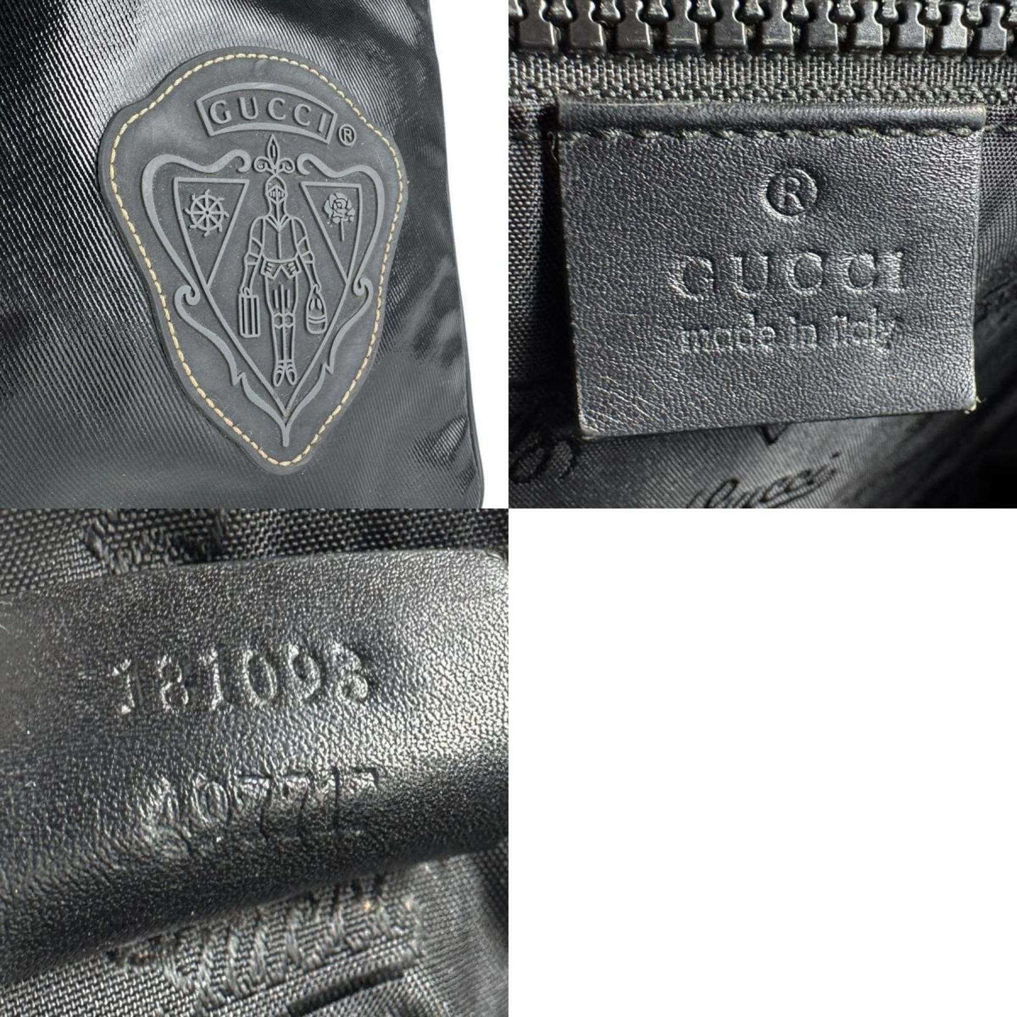 Gucci Gucci Shoulder Bag in Black PVC, Unisex, 181093 z8066 Size ONE SIZE - 5 Thumbnail