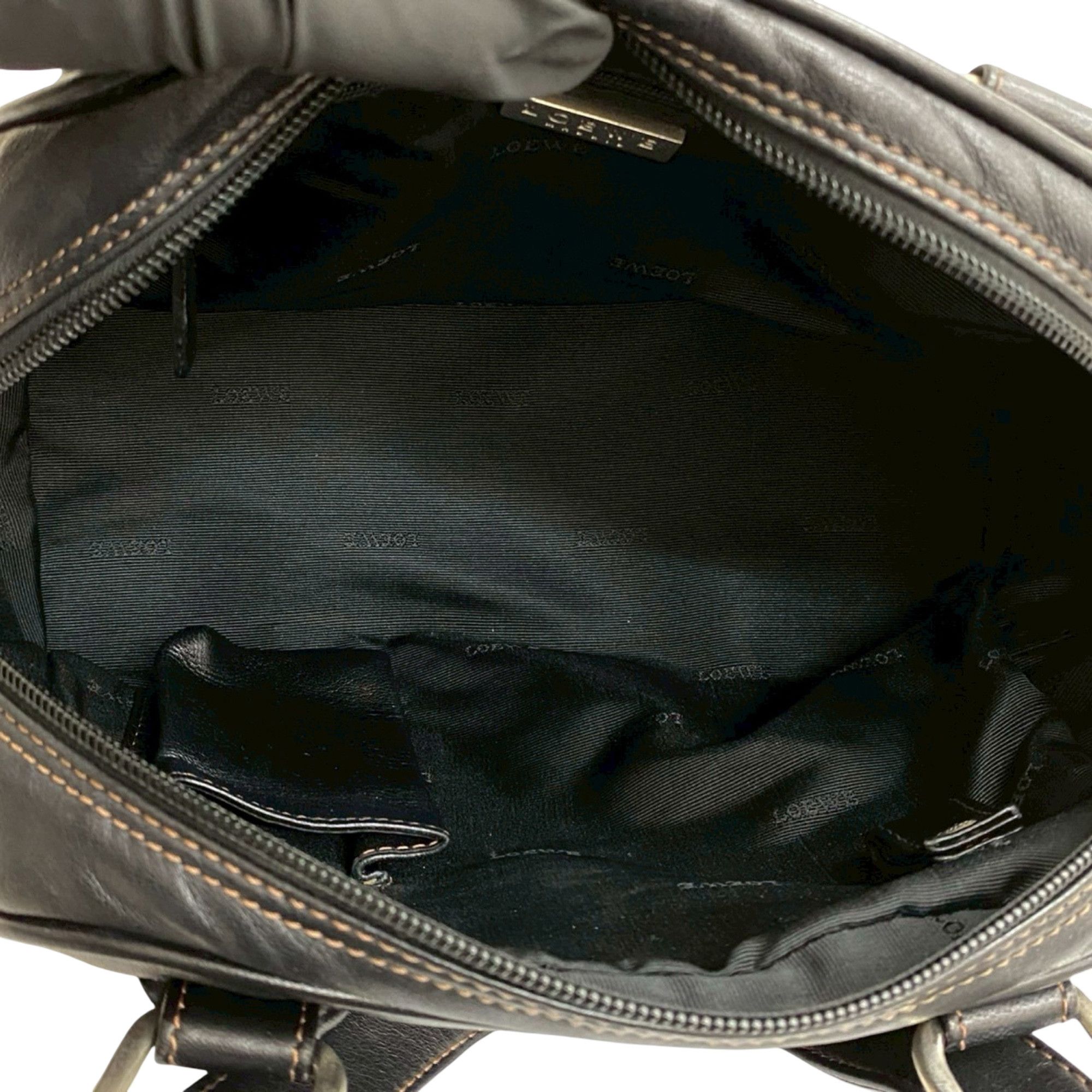 Loewe LOEWE Leather Anagram Handbag Size ONE SIZE - 3 Thumbnail