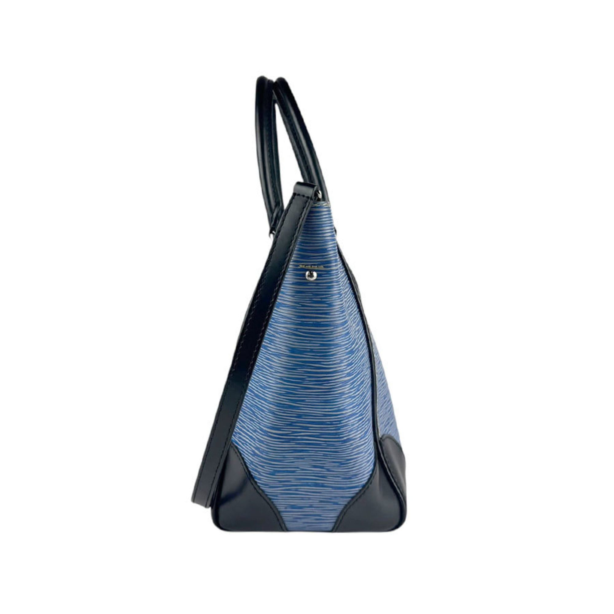 Louis Vuitton Louis Vuitton Phoenix MM Handbag Shoulder Bag in Epi Leather, Blue and Black, Women's, M56025 z8087 Size ONE SIZE - 2 Thumbnail