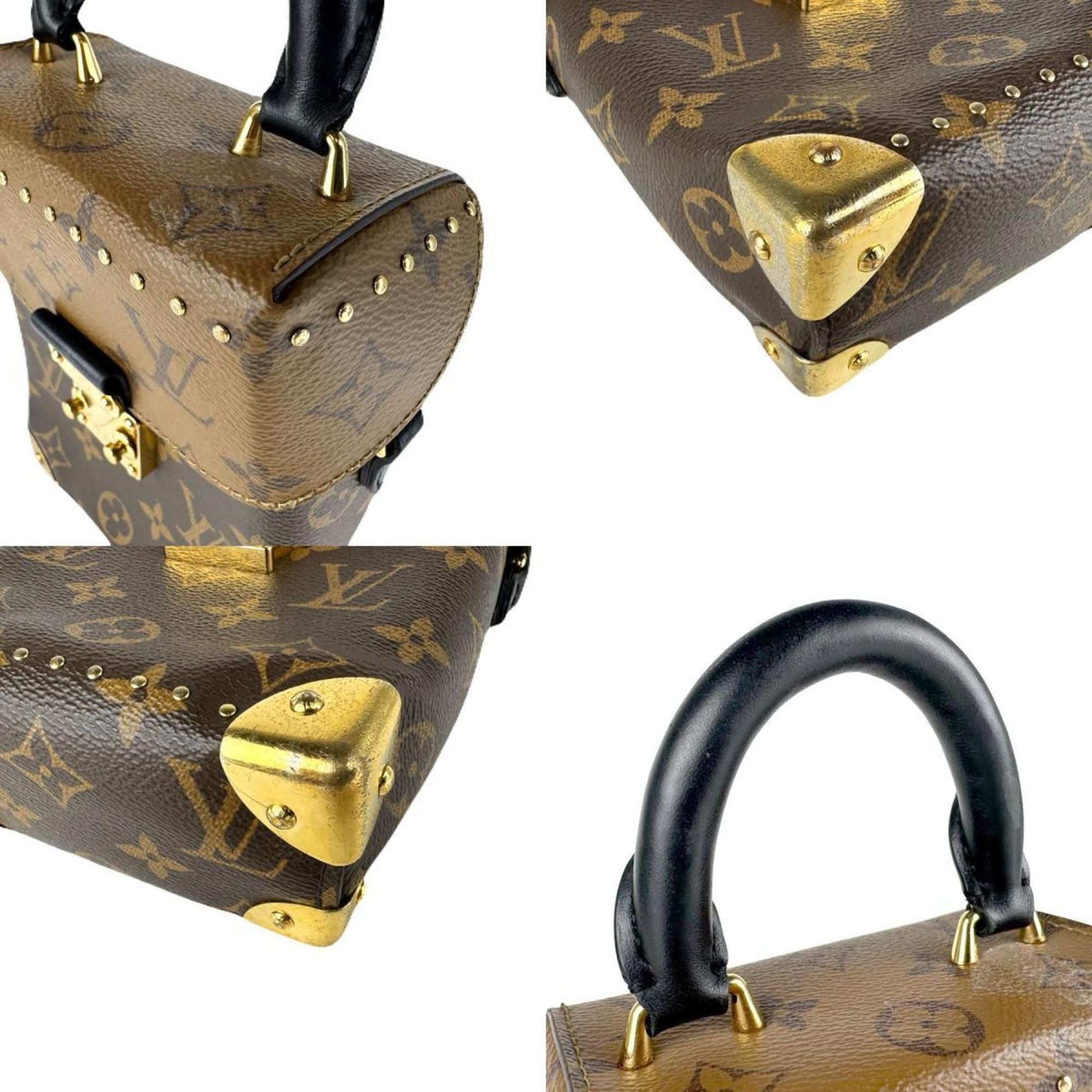 Louis Vuitton Louis Vuitton Monogram Reverse Shoulder Bag with Camera Box/Monogram Brown Women's M82465 z8123 Size ONE SIZE - 4 Thumbnail