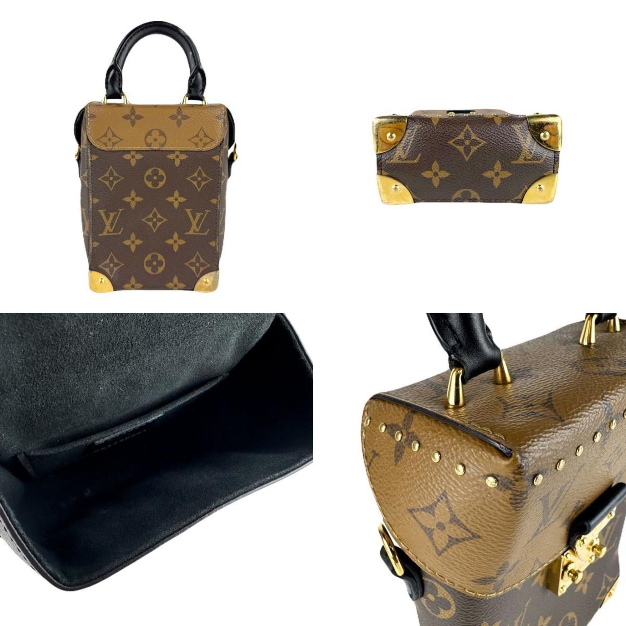 Louis Vuitton Louis Vuitton Monogram Reverse Shoulder Bag with Camera Box/Monogram Brown Women's M82465 z8123 Size ONE SIZE - 3 Thumbnail