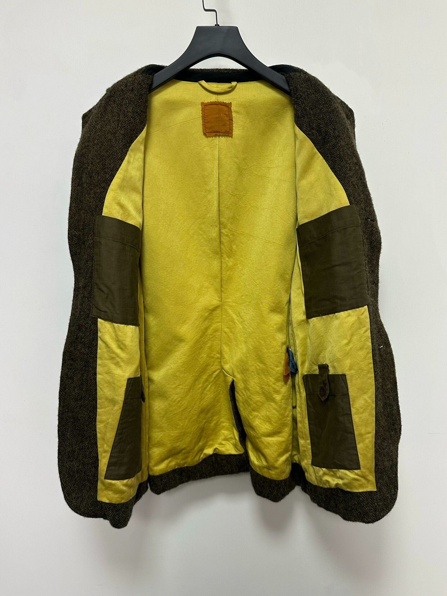 Casey Vidalenc classic brown Harris wool silk jacket Size US L / EU 52-54 / 3 - 5 Thumbnail
