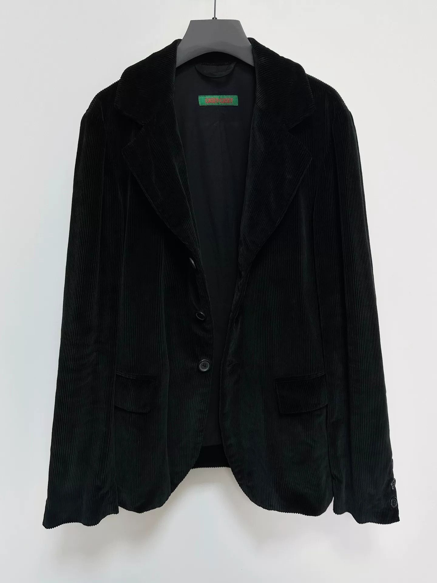 Casey Casey classic black corduroy blazer jacket Size US XS / EU 42 / 0 - 4 Thumbnail