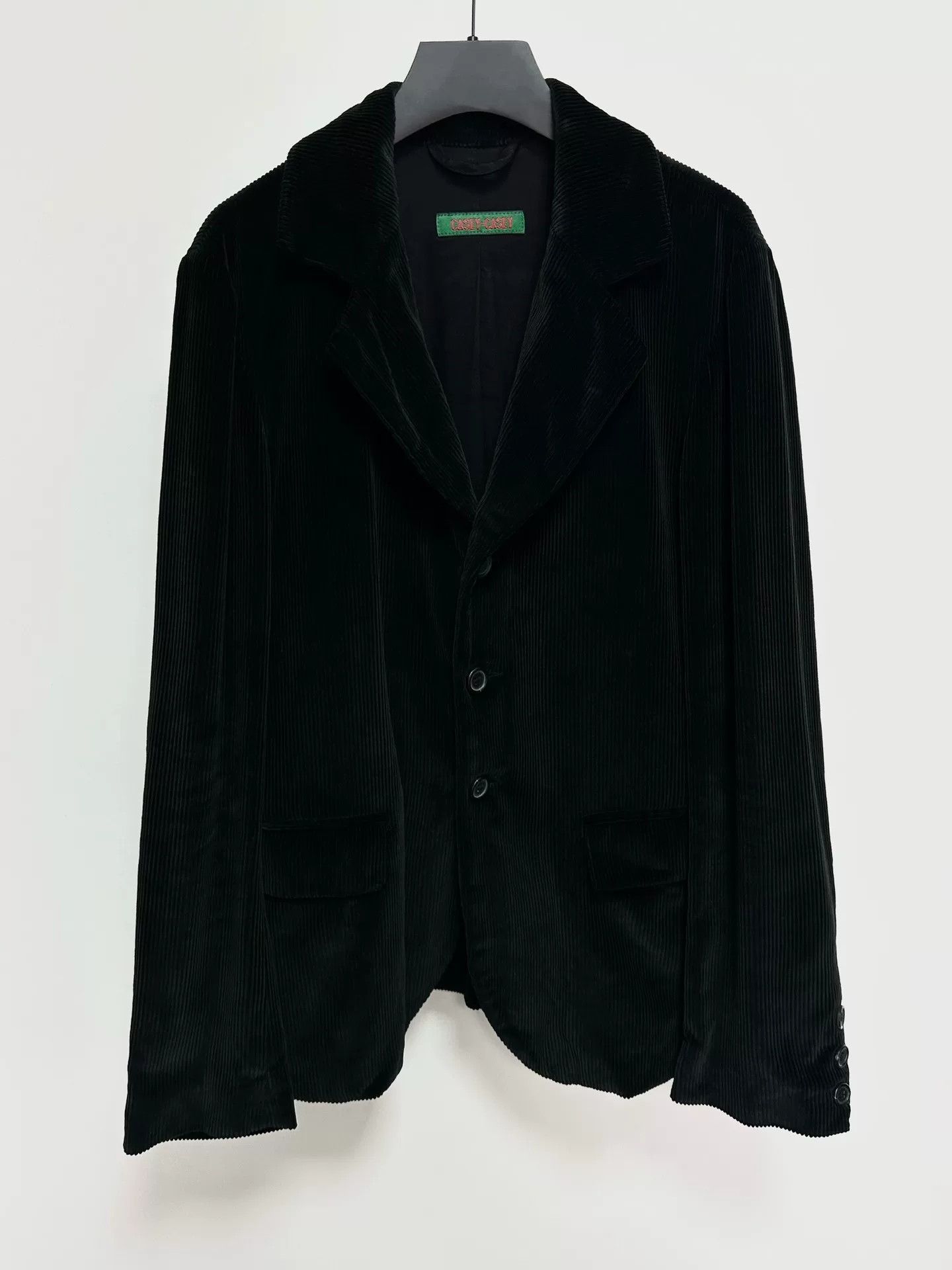 Casey Casey classic black corduroy blazer jacket Size US XS / EU 42 / 0 - 2 Thumbnail