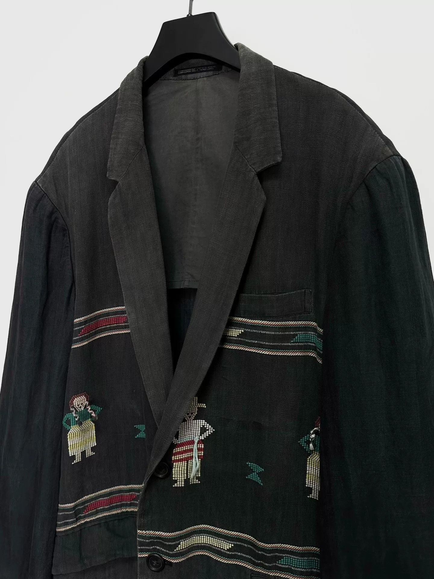 Yohji Yamamoto yohji yamamoto embroidered jacket from 1992 show Size US S / EU 44-46 / 1 - 4 Thumbnail